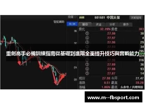 重劍高手必備訓練指南從基礎到進階全面提升技巧與實戰能力